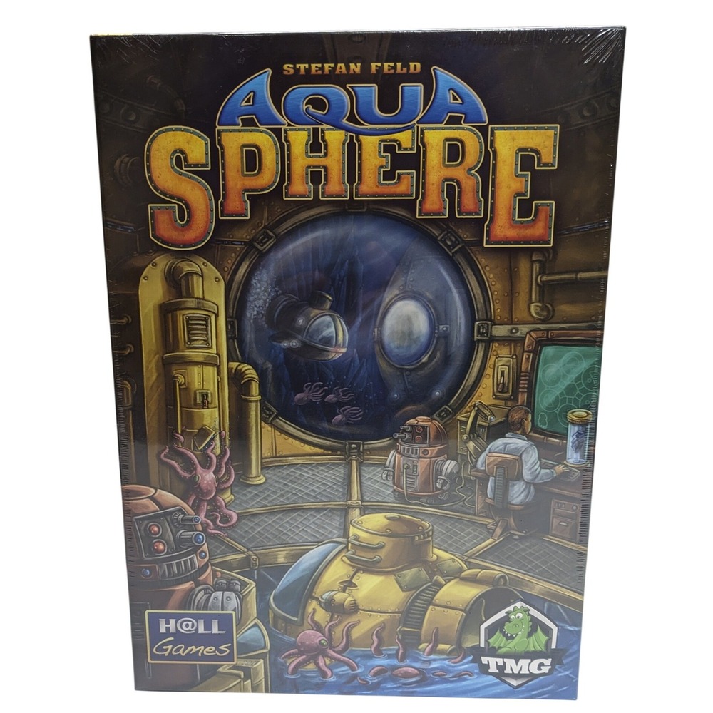 AquaSphere Board Game Stefan Feld TMG Hall Games‎ New Sealed Underwater Strategy